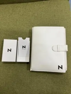 N-BOX ホワイト合皮車検証カバーファイルホルダー　キーボックス　特典非売品のサムネイル