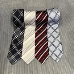 ストライプ・チェック柄ネクタイセット　ORIHICA