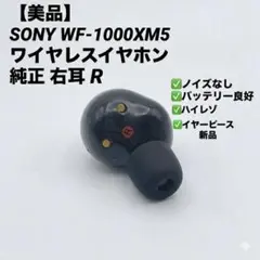 【美品】SONY WF-1000XM5 ワイヤレスイヤホン 純正 左耳 L