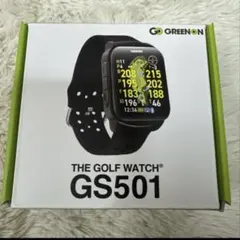 超美品　ＧＲＥＥＮＯＮ　ＧＳ５０１　 保護フィルム付、収納ポーチ付、標準添付品付 THE GOLF WATCH GS501 | GREENON