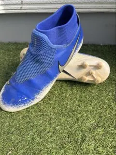 Nike 青 サッカーシューズ メッシュアッパー