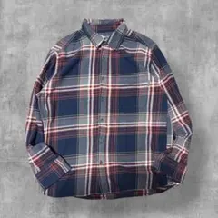 Y2K Eddie Bauer チェックネルシャツ L アメカジ