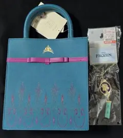 アナと雪の女王 しまむら ちはる エルサ 戴冠式 バッグ　チャーム　セット