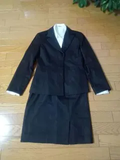 a.v.v　黒のテーラードスーツセット　サイズ42