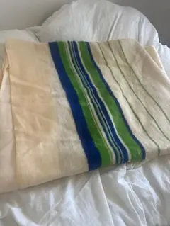 ミッドセンチュリー ストライプ フリースシーツ ヴィンテージ