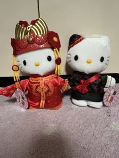 【激レア】ハローキティ＆ディアダニエル ぬいぐるみ 中国婚礼衣装 マクドナルド