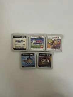 3DSカセットのみ アニメ・人気シリーズ5本セット