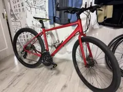 GIANT レッド ロードバイク Shimano Claris - メルカリ