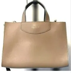 美品✨agnes b. 2way ショルダーバッグ ベージュ アニエスベーのサムネイル