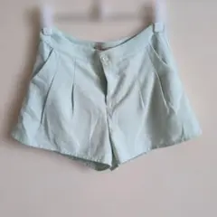 【titty&Co.】ティティ&コー　ミントグリーン　ショートパンツ　Sサイズ