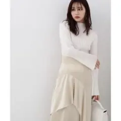 【新品未使用】PROPORTION フレアスリーブパールデザインニット