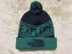 THE NORTH FACE ニット帽 ビーニー グリーンのサムネイル