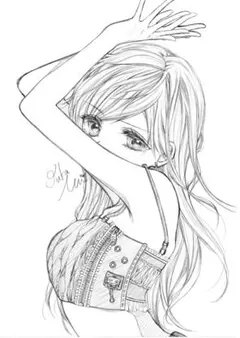 オリジナルイラスト 手描きイラスト アナログイラスト 創作イラスト 原画
