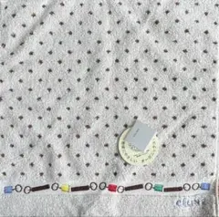 CELINE ドット柄 ハンカチ
