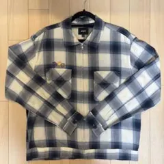 HUF チェック柄 ジップアップ ブルゾン Mサイズのサムネイル