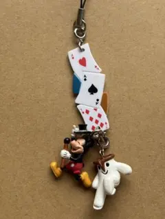 ミッキーマウス トランプ キーホルダー