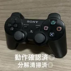 動作確認済◎プレステ3DUALSHOCK 3 ワイヤレスコントローラーブラック⑳