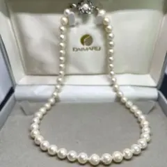 照り強 真珠 パール あこや ネックレス 8.0mm-7.4mm 36.9g