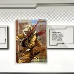 ヒロアカ原画展 入場特典カード ホークス