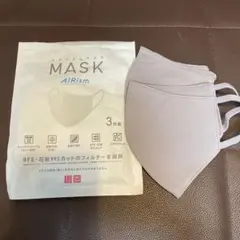 AIRism マスク ２枚入り ブラウン Mサイズ