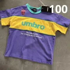【★300円〜】新品UMBRO チマジロ コラボ Tシャツ パープル 100cm
