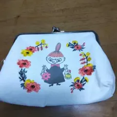 リトルミィ　刺繍がま口ポーチ