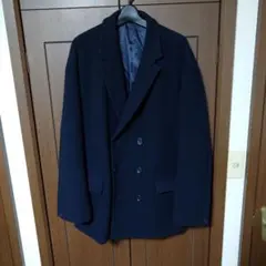 【tk.TAKEO KIKUCHI】ウールライクダブルコート ネイビーXL
