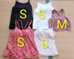 ユニクロ UNIQLO ブラトップ エアリズム 5点セット S/M