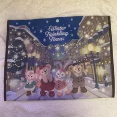ダッフィー&フレンズ　ショッピングバッグ　ウィンタートゥインクリングタウン