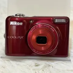 美品 Nikon COOLPIX L30 レッド コンデジ #0859 - メルカリ