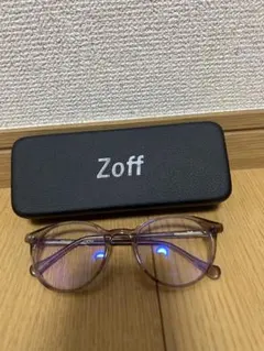 Zoff ブルーライトカット メガネ 丸型