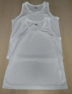 PUMA ホワイト タンクトップ 2枚組160サイズ