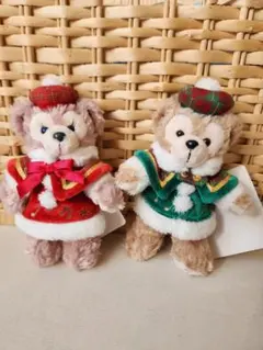 ダッフィーシェリーメイ　ぬいば　クリスマス