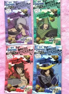 【2542】戦国BASARA　ICカード用　ドレスステッカー　４枚セット