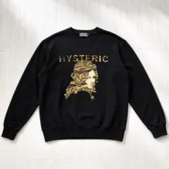 即完売 ヒステリックグラマー WOMAN HEADバックアップリケ スウェット