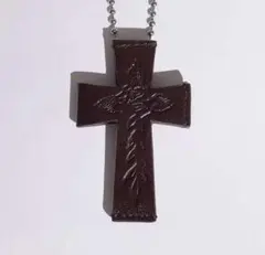 SCULPTOR レザーウォレット ネックレス 日本限定 正規品【 SCULPTOR 】Cross Leather Strap Wallet Black / Ivory