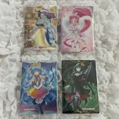 キュアコスモ・キュアブロッサム・ダークプリキュア・校長＆モフルン4枚セット