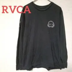 RVCA ルーカ ロンT ブラック プリント 長袖 Tシャツ メンズS相当