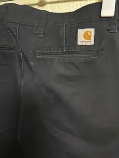Carhartt ブラック スリムフィットパンツ
