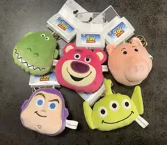 ✨新品未使用✨ディズニー トイストーリー ぬいぐるみ チャーム 5点セット