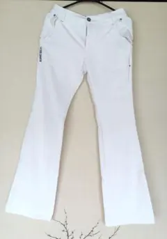 裏起毛LGF レディース パンツ ホワイト