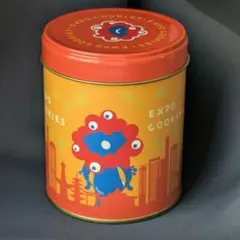 大阪万博　ミャクミャク　クッキー缶　空き缶