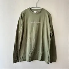 Laura day romance ローラデイロマンス 横ロゴ刺繍ロンT L