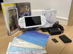 美品 動作確認品 PSP 3000 パールホワイト すぐ遊べるセット