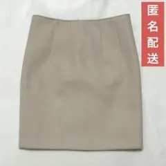 ノーブランド 韓国 タイトスカート ベージュ