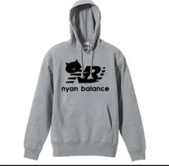 nyan balance グレー パーカー