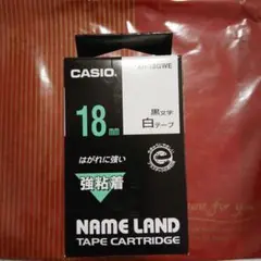 CASIO NAME LAND テープカートリッジ XR-18GWE 18mm