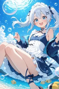m1511 AIイラスト　かわいい　A4ポスター