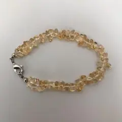 宝石質シトリン　ブレスレット