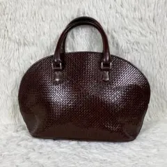 『CIEL DE VOSGES』レザー 編み込み ハンドバック